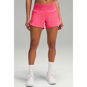 LULULEMON Glaze Pink Speed Up High Rise Lined Short 4”